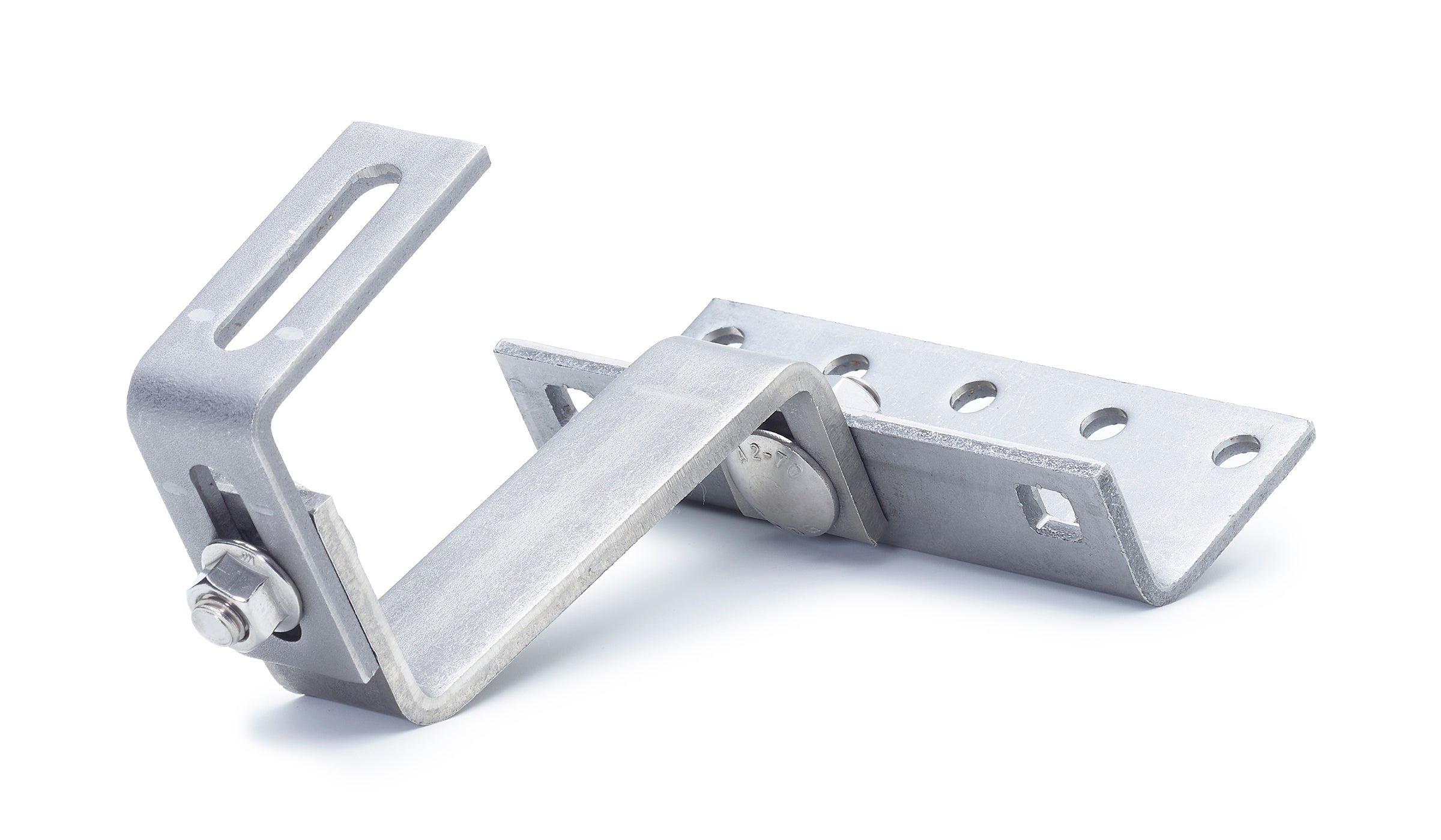 Ziegel Dachhaken (30×6 | 3fach verstellbar | verstärkt (Edelstahl 1.4301)