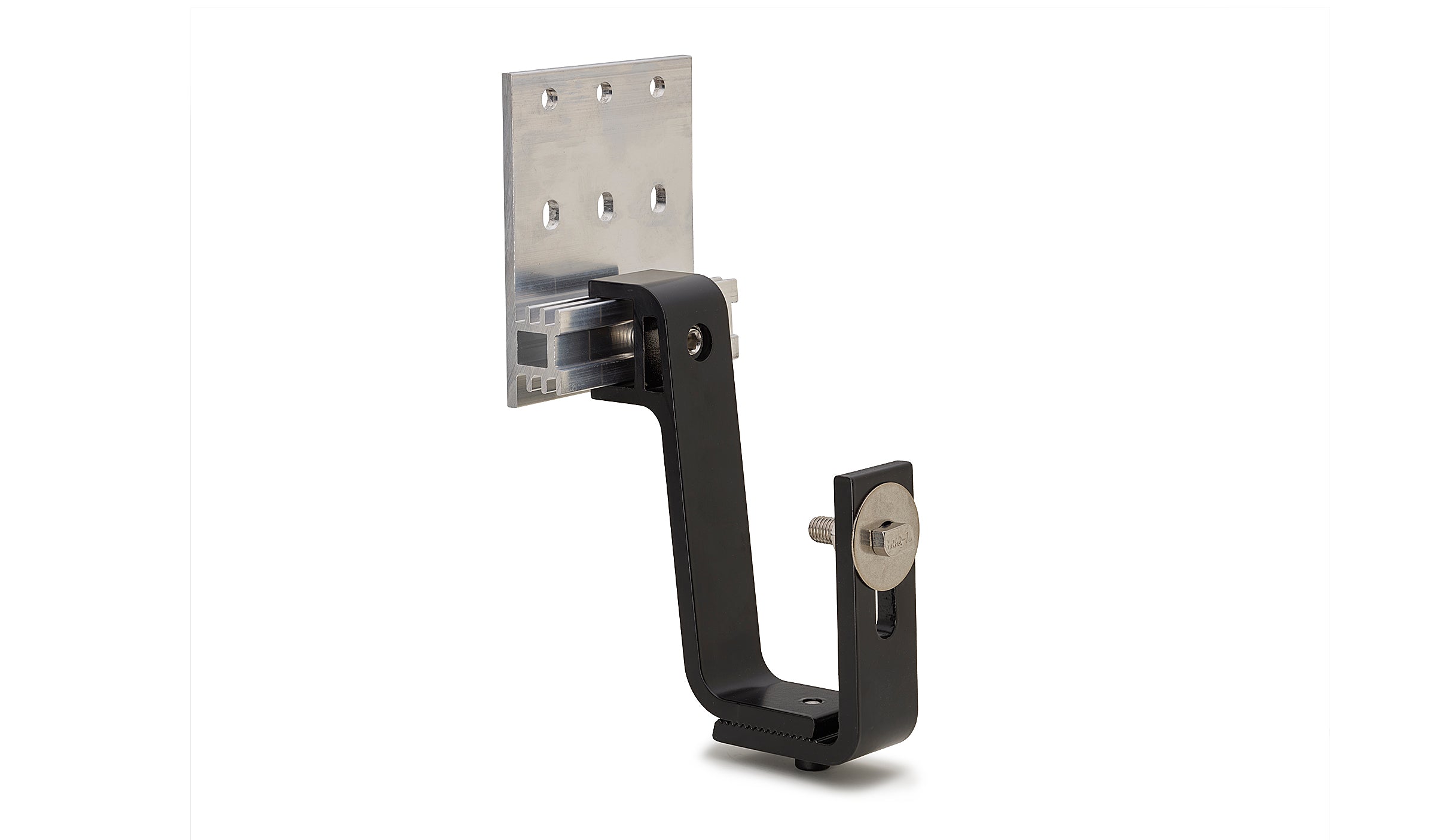 Performance Dachhaken (3fach verstellbar) Schwerlast Aluminium (All Black Series)