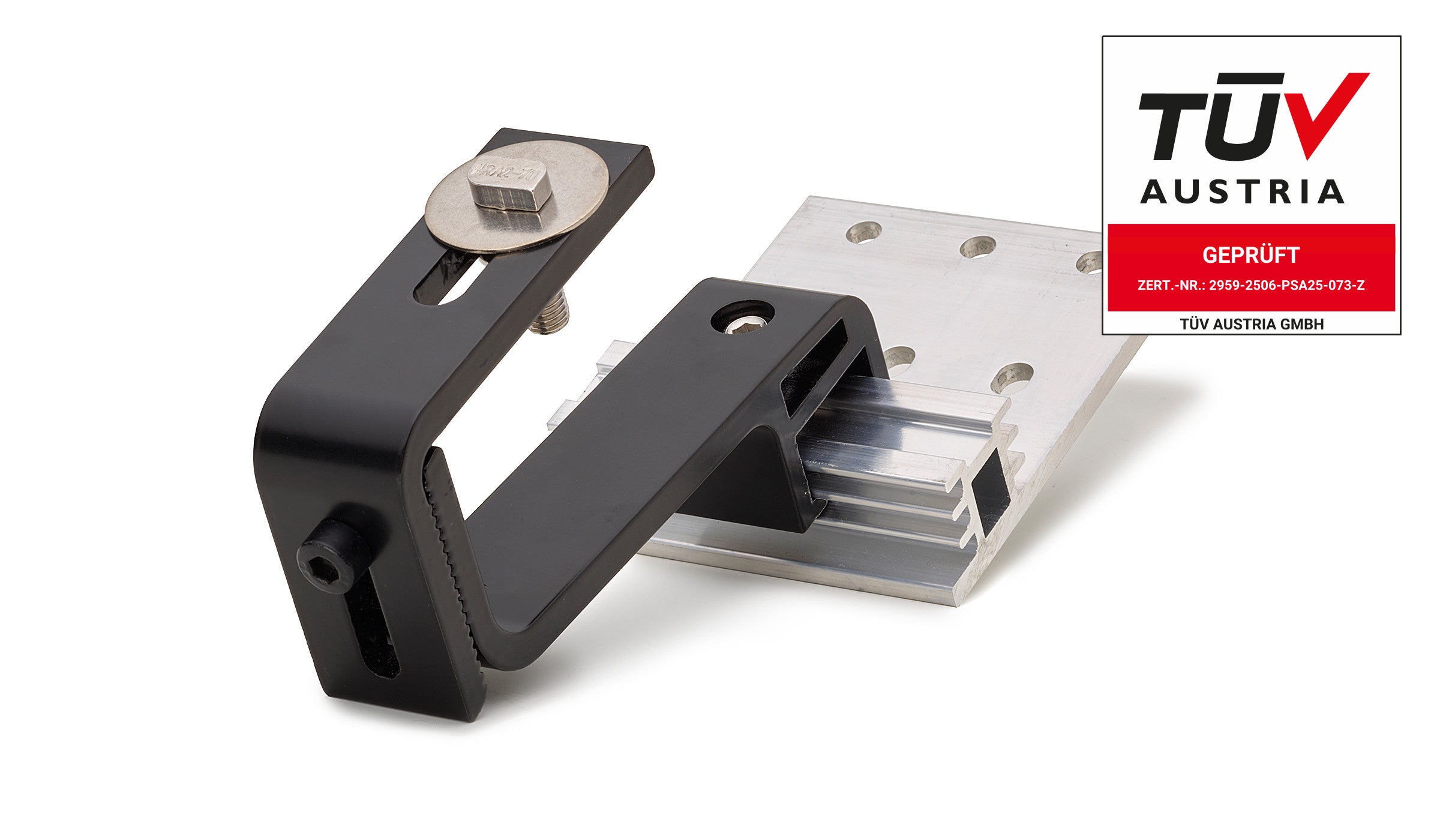 Performance Dachhaken (3fach verstellbar) Schwerlast Aluminium (All Black Series)