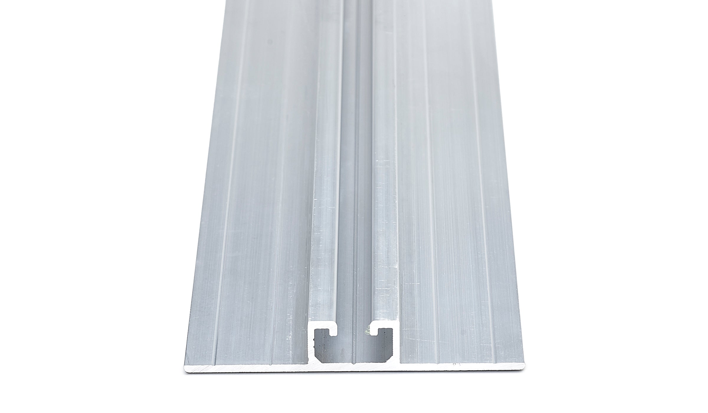 Trapez Kurzschiene flach (Gesamthöhe 14 mm / Länge 0,40m)